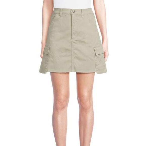 Joe's Jeans Mini Cargo Skirt in green size 27 - Picture 9 of 9